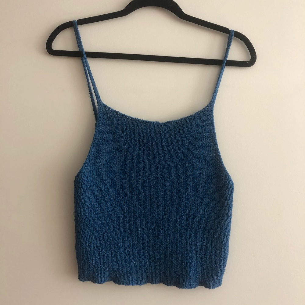 Spaghetti strap crop top